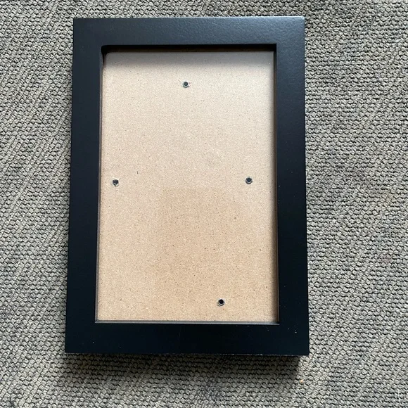 NWT Mainstays 4x6 inch Black 0.5" Gallery Wall Picture Frame - Picture 6 of 8